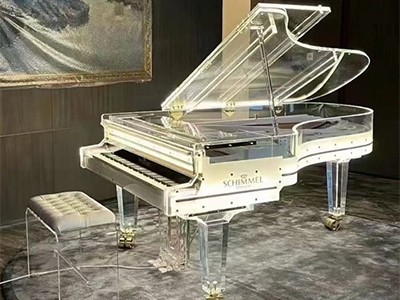 Crystal Rain and Piano déanta ag Plexiglas